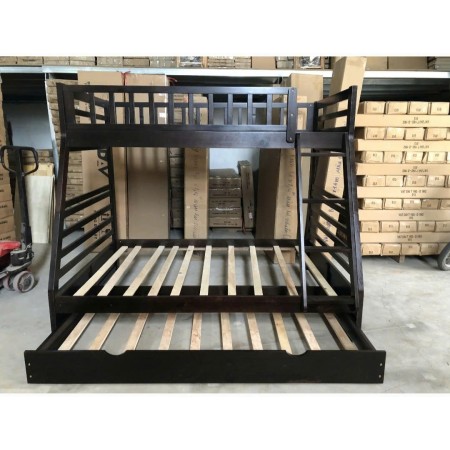 B129 Cherry : Giường 3 Tầng Leo Thang - 1m / 1m4 B129 Cherry : Giường 3 Tầng Leo Thang - 1m / 1m4